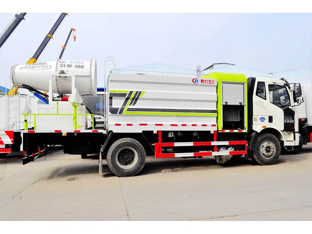 國(guó)六解放J6L多功能抑塵車(chē)11.3立方/50-100米霧炮